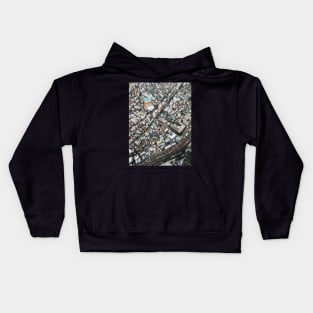 Tokyo Cityscape From Above Kids Hoodie